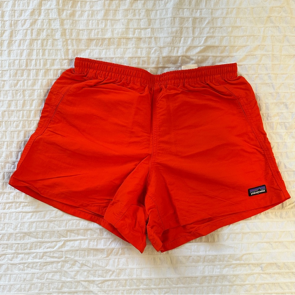 Women’s Orange Patagonia Baggies